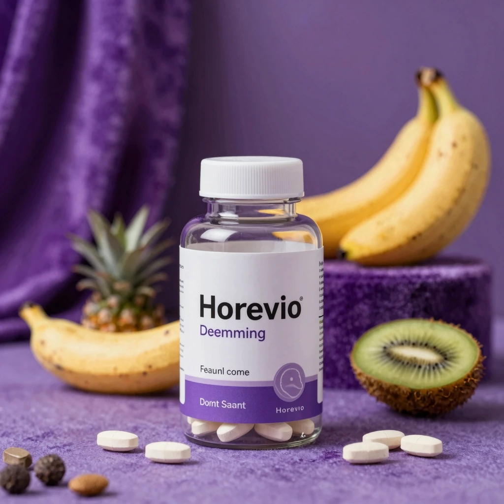 Horevio food supplement bottle
